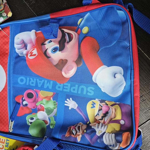 Nintendo Kids Backpack Set - Red and Blue - Picture 3 of 9